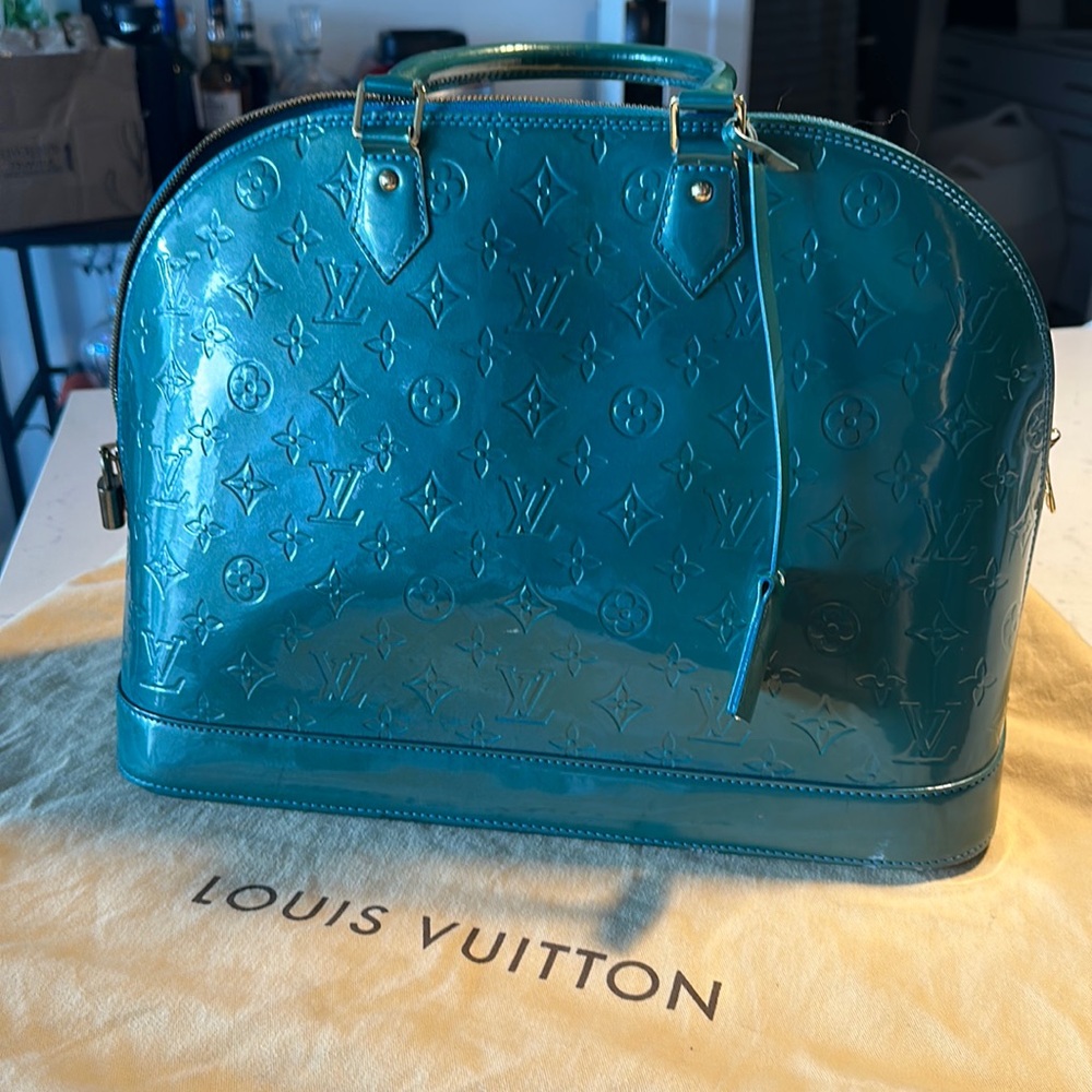 Louis Vuitton patent leather Alma GM